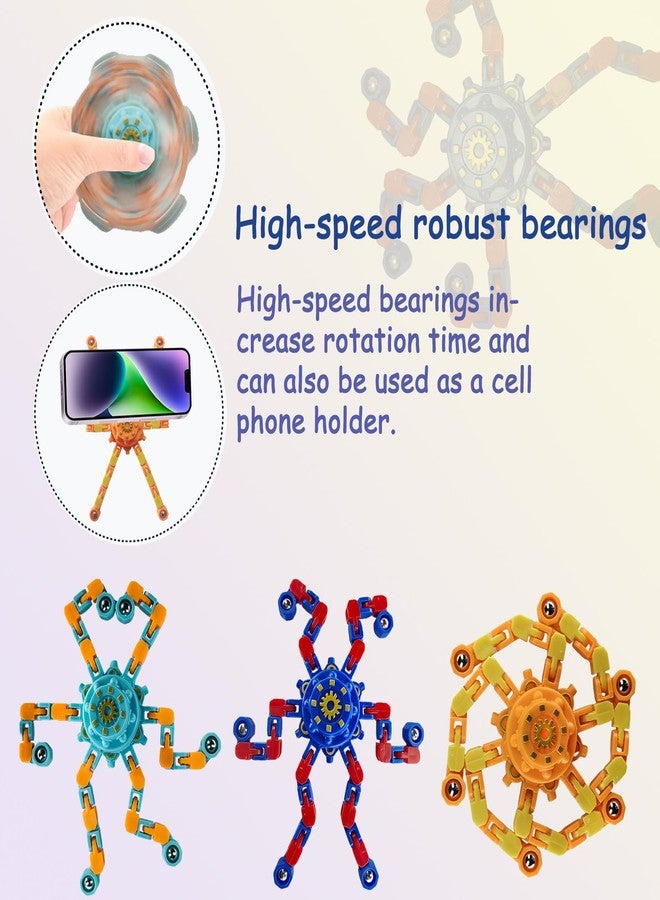 Sqlhrke 30 Pack Sensory Fidget Spinner Toys,Stress Relief Treasure Box Toys for Classroom Prizes,Pinata Easter Basket Goodie Bag Stuffers Birthday Gifts Party Favors for Kids Adults - Image 4